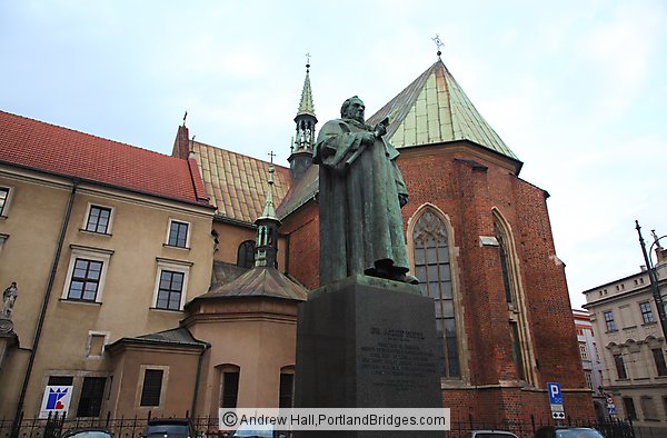 St. Francis of Assisi's Church, Dr. Jozef Dietl Statue, Krakow
