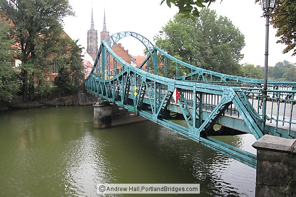 Tumski Bridge, Wroclaw, Poland