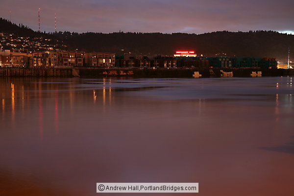 Riverscape Townhomes, Portland, under construction