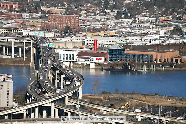 OMSI and Marquam Bridge (Portland, Oregon)