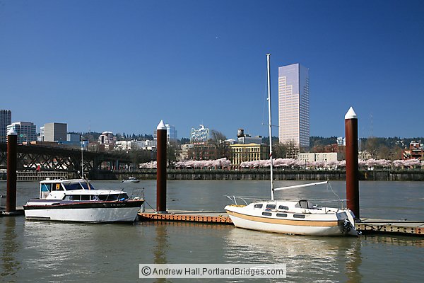 Willamette River, Portland Waterfront, Boats