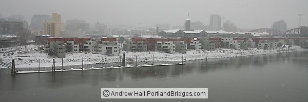 McCormick Pier, Snow (Portland, Oregon)