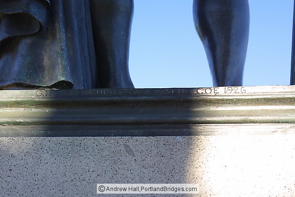 George Washington Statue (close-up), Portland, Oregon