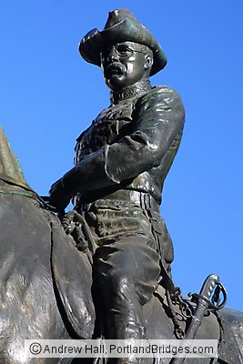 Theodore Roosevelt Statue, Portland Park Blocks