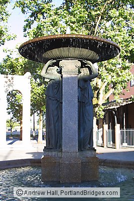 Skidmore Fountain, Portland, Oregon