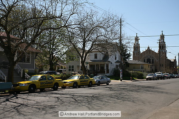 Alberta Street Taxis, St. Andrew Catholic Church (Portland, Oregon)