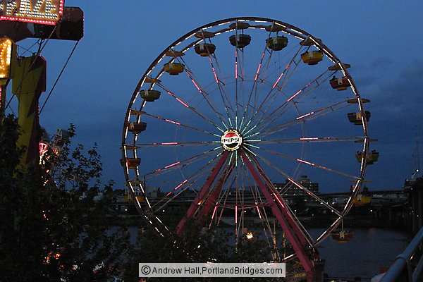 Rose Festival, Ferris Wheel, Spinning