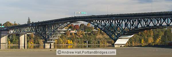 Ross Island Bridge, under Renovation, 2017 (Portland, Oregon)