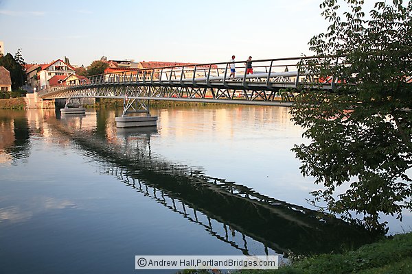 Studentska brv (Student Footbridge), Maribor, Slovenia