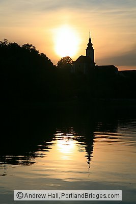 St. Joseph's Church at Sunset, Maribor, Slovenia  