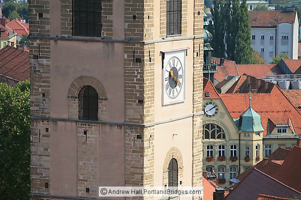 City Tower Clock, Ptuj, Slovenia