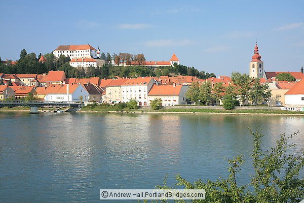 Ptuj, Slovenia, Drava River, Castle