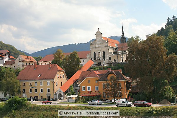 Capuchin Monastery and Church of St Cecilia, Celje, Slovenia