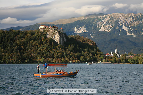 Pletna Boat, Lake Bled, Slovenia