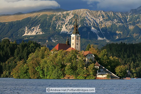 Church of the Assumption, Island, Lake Bled, Slovenia