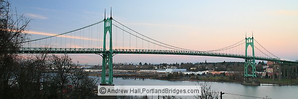 St. Johns Bridge Panorama (Portland, Oregon)