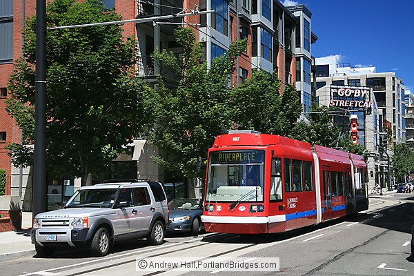 Portland Pearl District, Streetcar