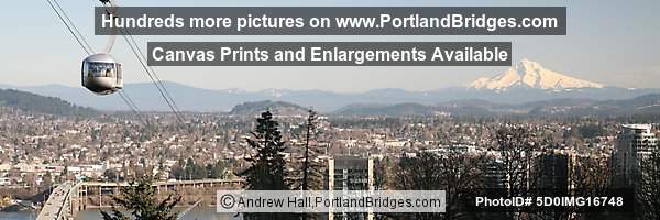 Portland Aerial Tram, Mt. Hood, Panoramic Pictures, OHSU