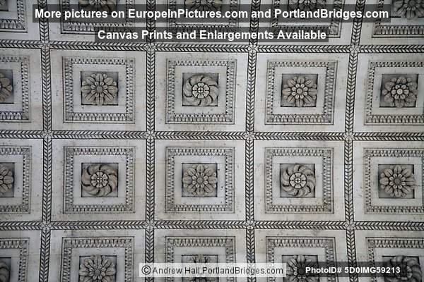 Looking Up, Close-up, Inside Arc de Triomphe