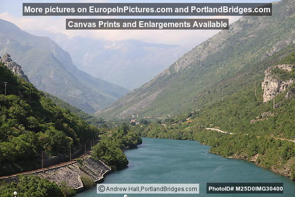 Neretva River, Neretva Valley, between Mostar and Sarajevo