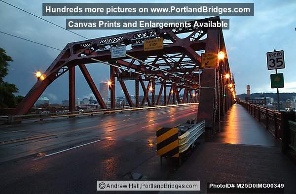 Broadway Bridge, Dusk (Portland, Oregon)