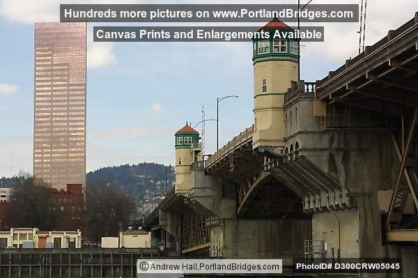 Burnside Bridge with US Bancorp Tower (Portland, Oregon)