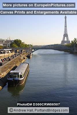 Eiffel Tower, Paris, Seine River, Daytime