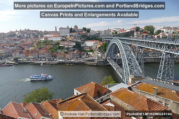 Ribeira, Luís I Bridge, Porto, Portugal