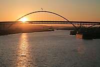 Portland Fremont Bridge Sunset 