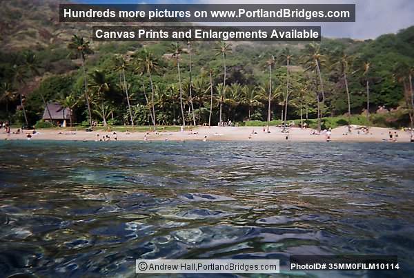 Oahu, Hawaii:  Hanauma Bay, from Water