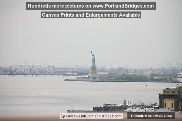 Statue of Liberty from Brooklyn Bridge