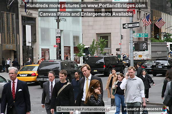 Manhattan Streets, New York City