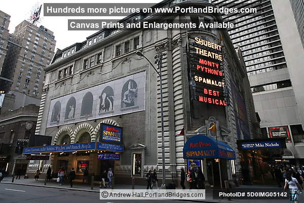 Shubert Theatre, showing Monty Python's Spamalot