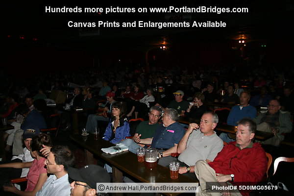 Sam Seder of Air America Radio's The Majority Report at the Bagdad Theatre in Portland, Oregon