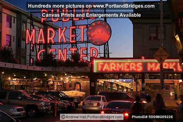 Seattle, Near Pike Place Market, 1st Ave, Downtown
