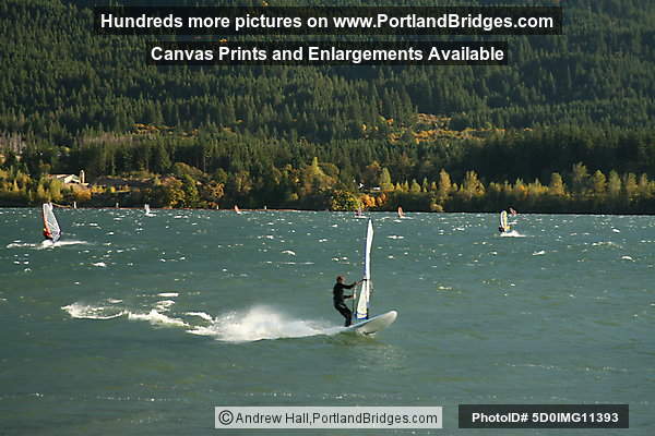 Columbia River Gorge, Windsurfers Stevenson, Washington