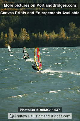 Columbia River Gorge, Windsurfers Stevenson, Washington
