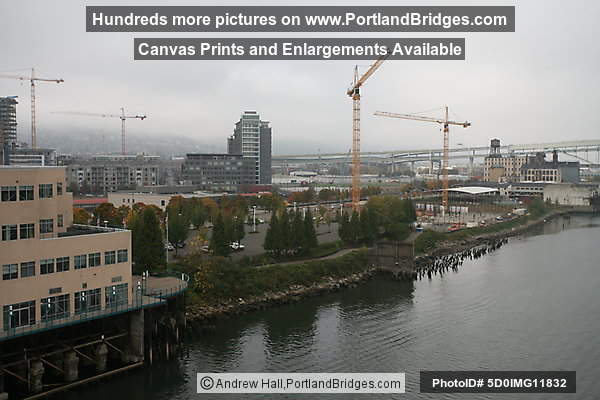 Portland Pearl District Construction, River
