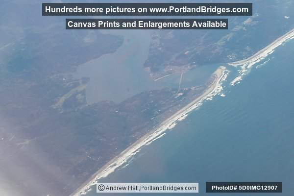Waldport, Oregon from the air (Portland, Oregon)