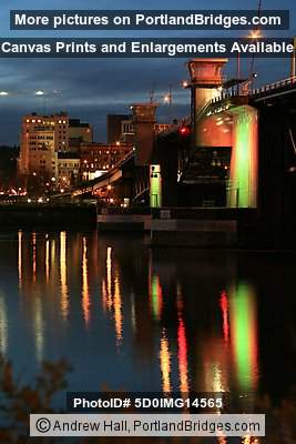 Morrison Bridge, Lights, Portland, Oregon