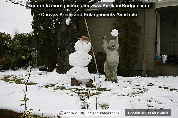North Portland, Overlook Neighborhood, Snow
