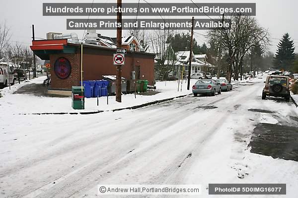 North Portland, Overlook Neighborhood, Snow
