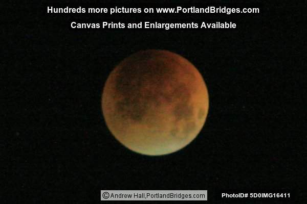 Lunar Eclipse, from Portland, Oregon, 8/28/2007