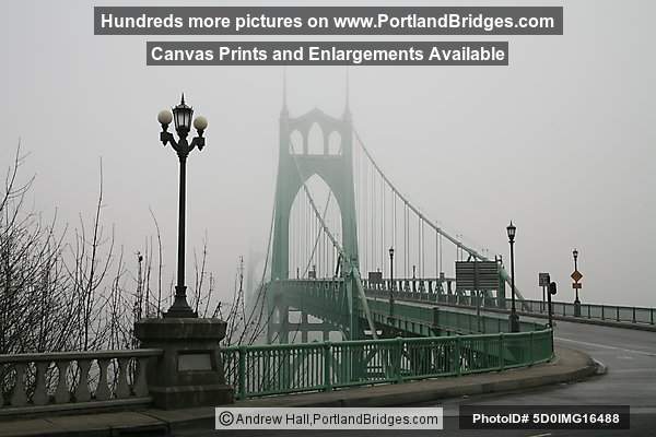 Portland St Johns Bridge Fog