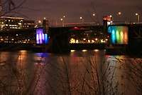 Portland Morrison Bridge Lighting 