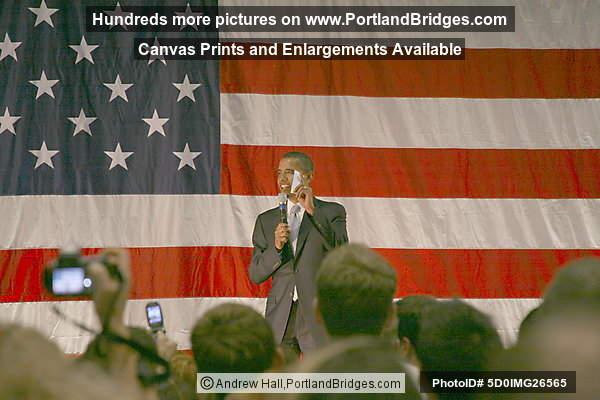 Barack Obama Rally, Portland, Oregon, September 2007, Convention Center