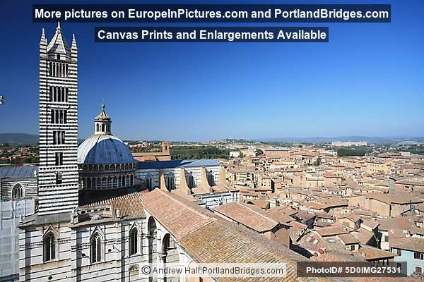 Siena and Duomo, Tuscany