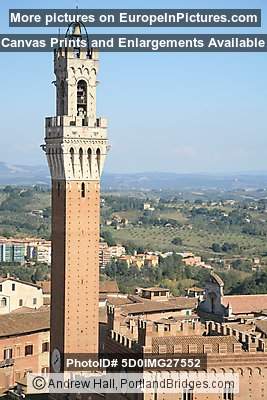 Siena Town Square, Tuscany, Italy