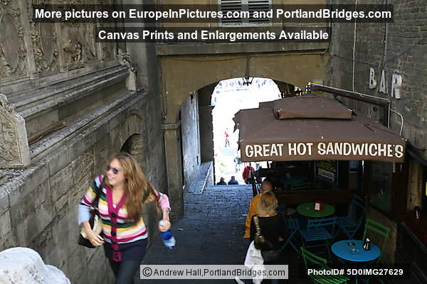 Siena, Italy streets