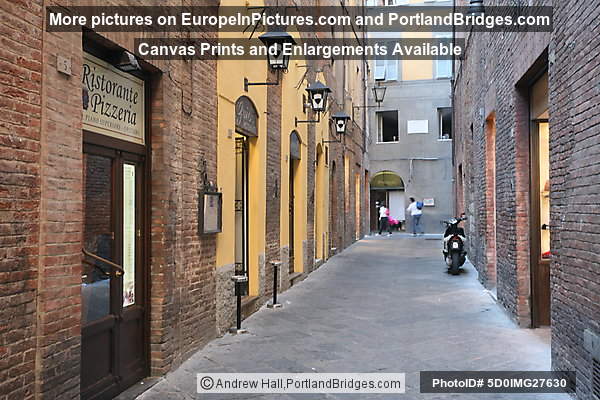 Siena, Italy streets